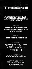 THRONE FREE font