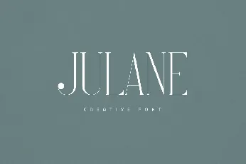 Julane font