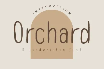 Orchard font