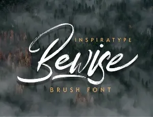 Bewise Brush font