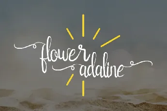 Flower Adaline Script font