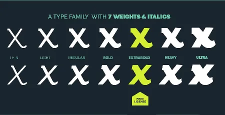 Altair Family font