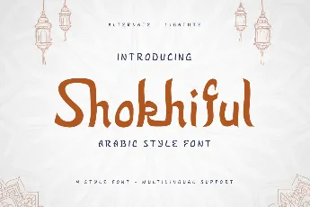 Shokhiful Trial font