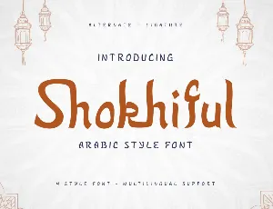 Shokhiful Trial font