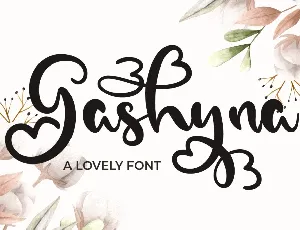 Gashyna Personal Use Only font
