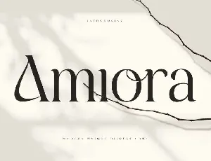 Amiora font