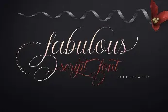 Fabulous Script font