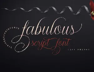 Fabulous Script font