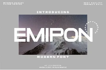 Emipon font