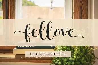 Fellove - Personal use font