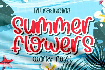 Summer Flowers font