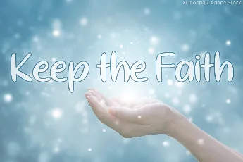 Keep the Faith font