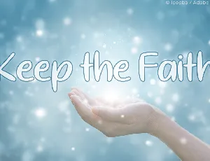 Keep the Faith font