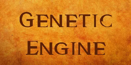 Genetic Engine font