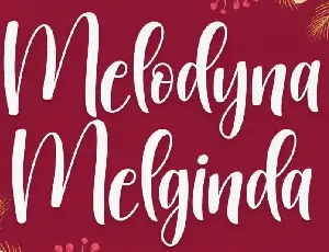 Melodyna Melginda Script font