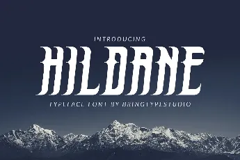 Hildane font