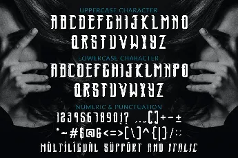 Hildane font