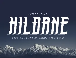 Hildane font