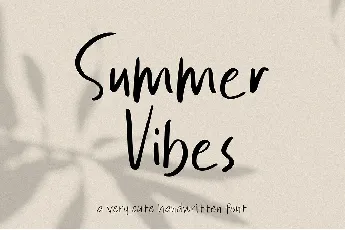 Summer Vibes font