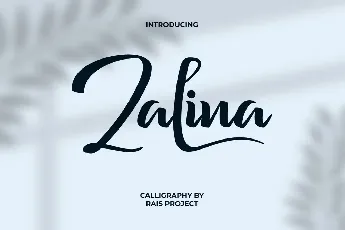 Zalina Demo font