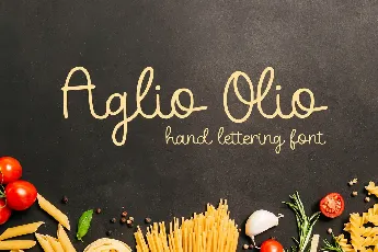 AGlio Olio font