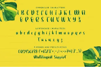 Yellow Spring - Personal Use font