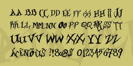 Borracho font