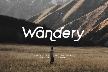 Wandery Free font