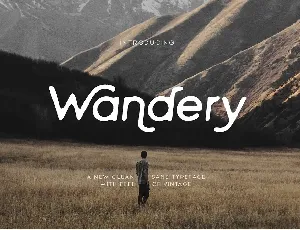 Wandery Free font