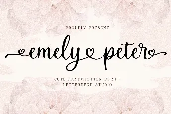 Emely and Peter font