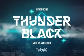 Thunder Black font