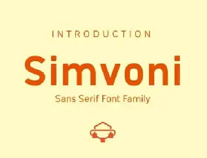 Simvoni Sans Serif font