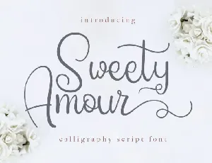 Sweety Amour Script font