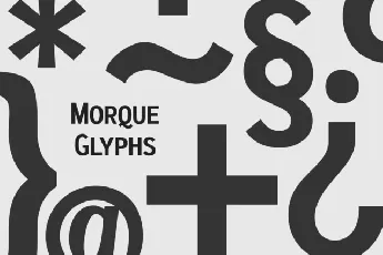 Morque font