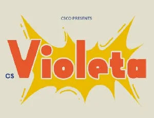 CS Violeta font