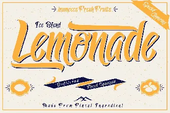 Lemonade font