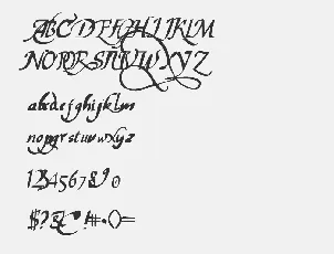 Chancelaresca font