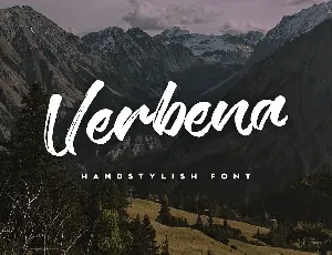 Verbena Handstylish Free font