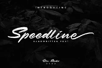 Speedline font