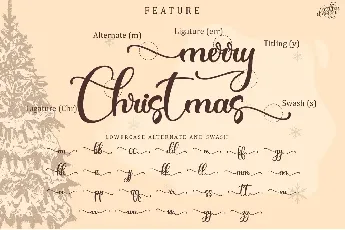 Christmas History font