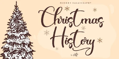 Christmas History font