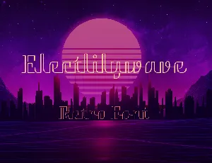 Electlilywave font