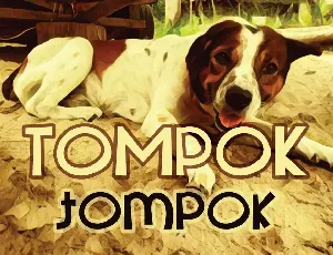 Tompok font