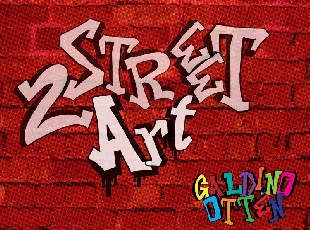 Street 2 Art font