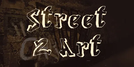 Street 2 Art font