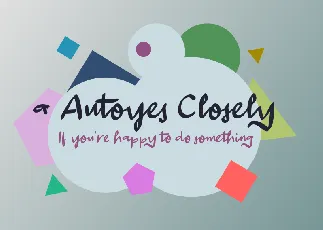 aAutoyesClosely font