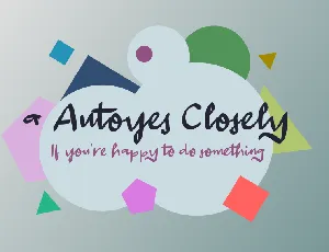 aAutoyesClosely font