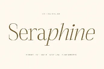 Seraphine font