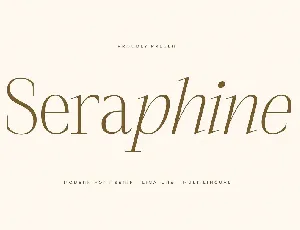 Seraphine font