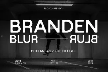 Branden Blur font